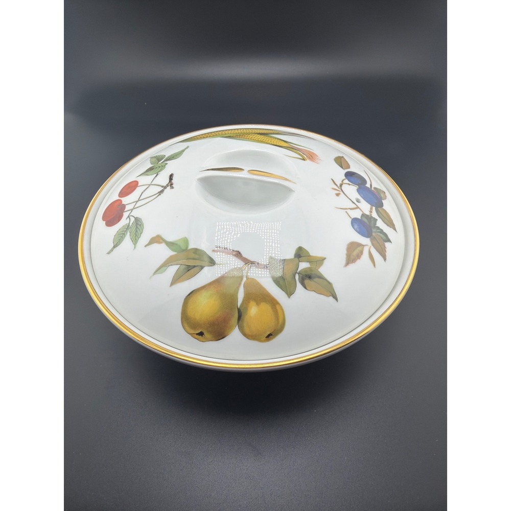 Royal Worcester Evesham Gold 7.75" Round‎ Casserole Serving Dish